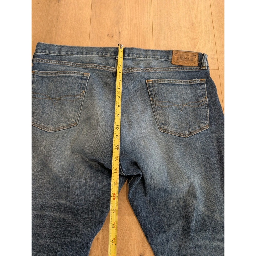 Polo Ralph Lauren Mens 36x30 (38x30) Straight leg Blue Jeans 165/92B Denim - Picture 7 of 14